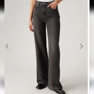 Levi's Women's Black Flare & Wide Leg Jeans